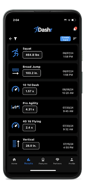 Dashr Player Profile Screenshot 1