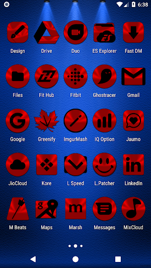 Red and Black Icon Pack Screenshot 3
