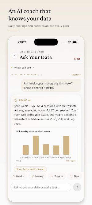 Life OS: Daily AI Life Planner Screenshot 1