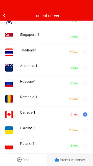 VPN Canada - CA Fast VPN Screenshot 1