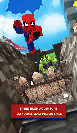 Spider Hero Brand Day Run Screenshot 2