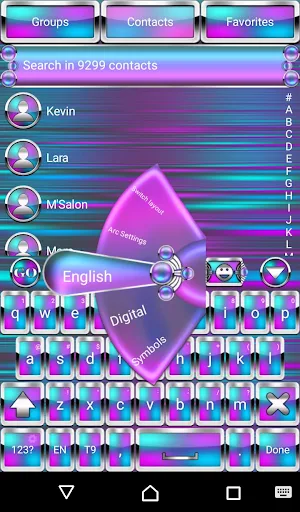 Light Pattern Go Keyboard theme Screenshot 0