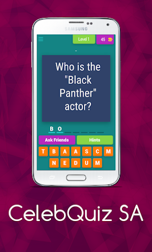 CelebQuiz SA Screenshot 1