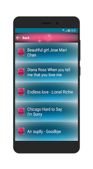 100 Love Songs MP3 Screenshot 1