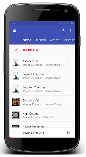 Blu Music Player Screenshot 0
