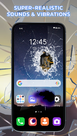 Broken Screen - Phone Prank Screenshot 2