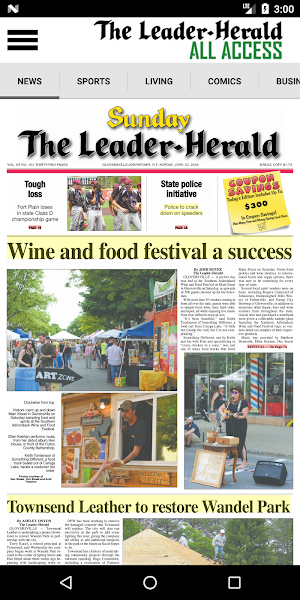 The Leader-Herald All Access Screenshot 1