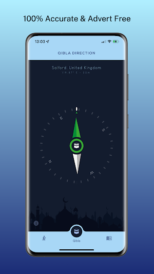 Qibla Finder & Prayer Times Screenshot 0