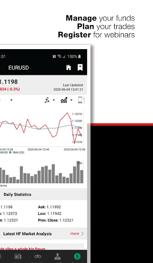 HF - CFDs on Forex, Gold, Stocks, Indices and more Screenshot 1