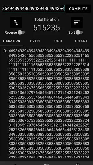 Collatz Conjecture Calculator Screenshot 0