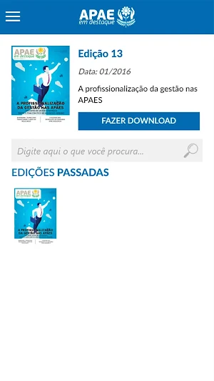 Revista APAE Screenshot 1
