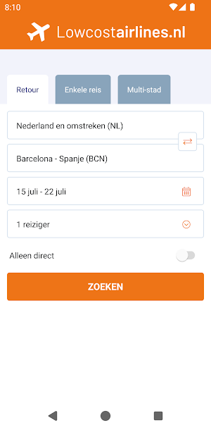 Lowcostairlines.nl Screenshot 0