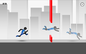 Stickman Parkour Runner Screenshot 0