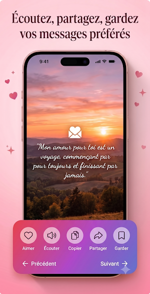 Messages et Images d'Amour Screenshot 2