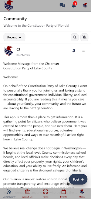 Constitution Party Lake County Screenshot 0