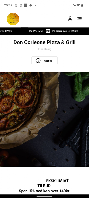 Don Corleone Pizza & Grill Screenshot 0