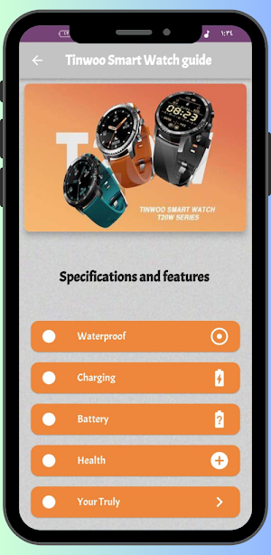 Tinwoo Smart Watch Guide Screenshot 0