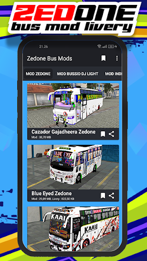 Zedone Bus Mods Livery 2025 Screenshot 3