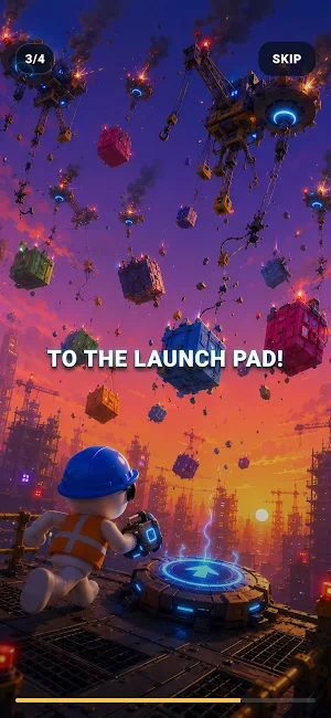 Arcade Jumper: Block Rain Rush Screenshot 3
