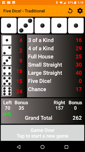 Five Dice! Paid Screenshot 1