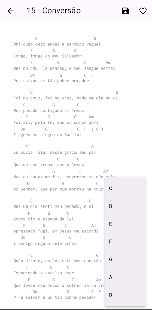 Harpa Cristã Cifrada Screenshot 3