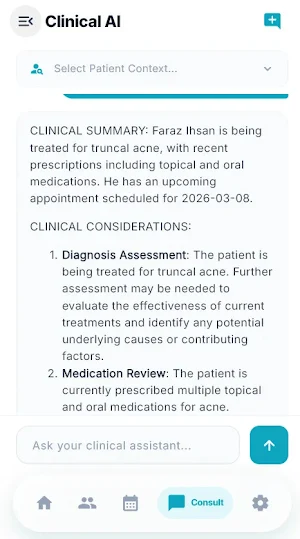 Patient Diary Screenshot 3