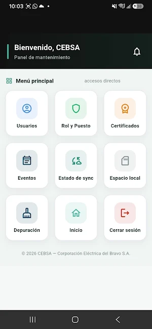 CEBSA MTTOS Screenshot 1