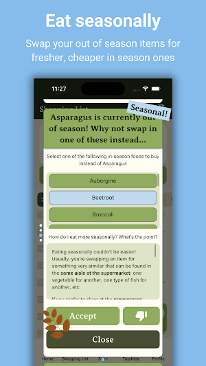 EcoTweaks - eco shopping list Screenshot 3