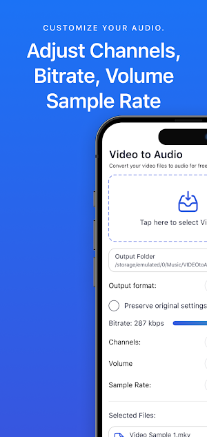 Video to Audio Converter Fast Screenshot 2