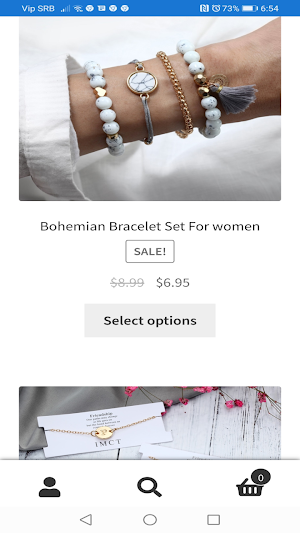 Online Jewelry Shopping App Screenshot 1