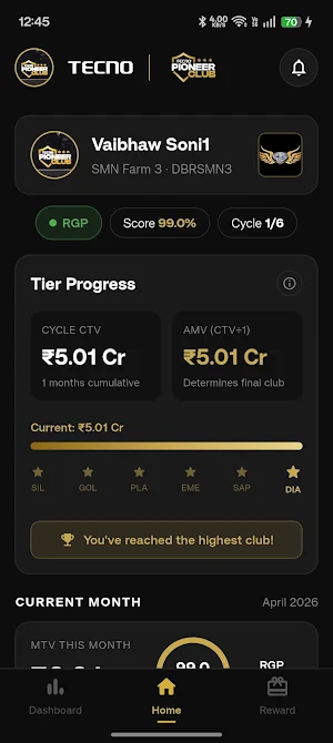 Tecno Distribution PioneerClub Screenshot 1
