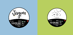 Virgo Zodiac Sign Watch Face Screenshot 2