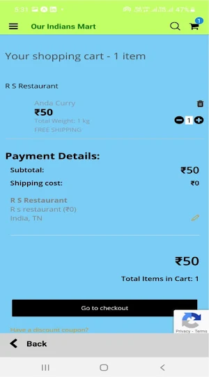 Our Indians Mart Screenshot 1
