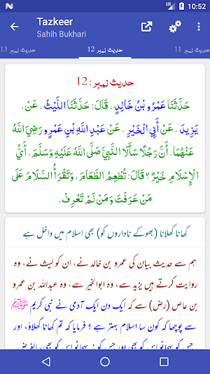 Tazkeer - Hadith Collection - 11 Hadith Books Screenshot 2