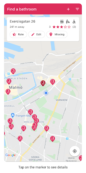 Bathroom Finder Screenshot 1