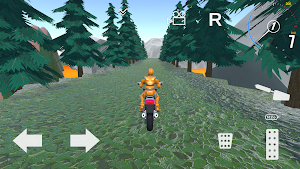 Motorcycle Rider Lava Parkour Screenshot 3