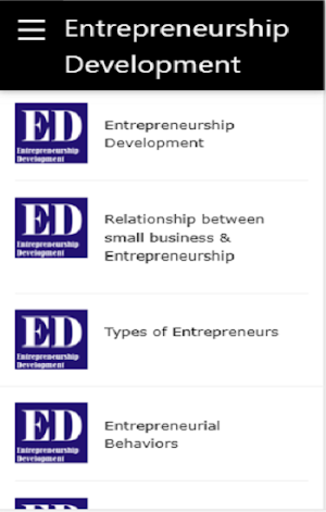Entrepreneurial development Screenshot 0