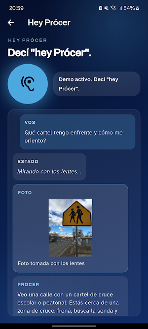 PROCER Smart Glasses Screenshot 0