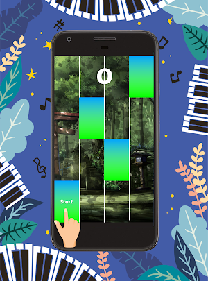 Anime Tiles Piano Music Games Screenshot 2