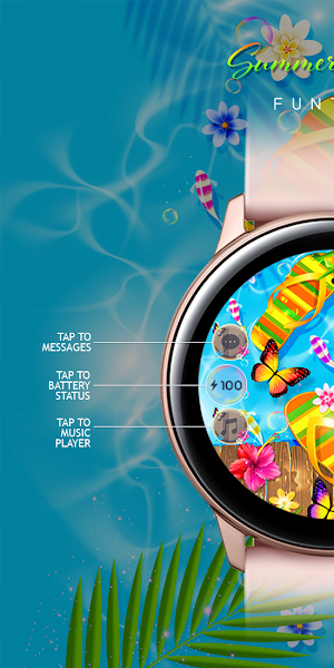 Summer Splash_Watchface Screenshot 1