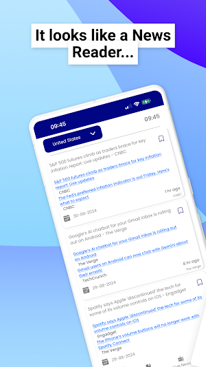 News Plume (hidden messenger) Screenshot 1