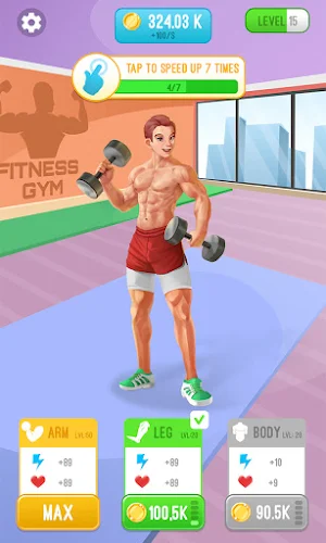 Idle Workout: Slap Kings: MMA Muscle Fighting Screenshot 0