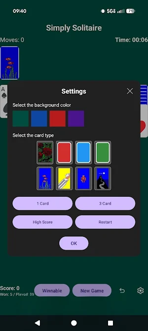 Simply Solitaire Screenshot 1