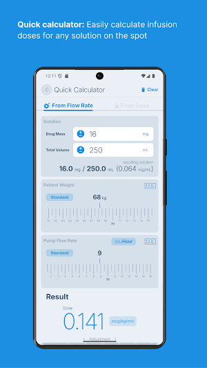 EasyIV IV Dosage Calculator Screenshot 0