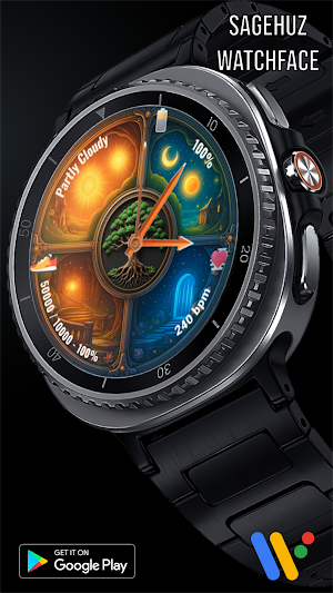 4 Parts Season Watch Face Screenshot 2
