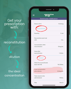Vasoactive Drugs Screenshot 2