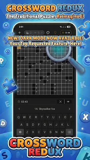 Crossword Redux: Daily Puzzle Screenshot 3