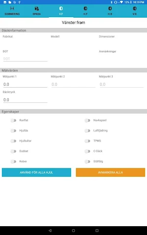 HamaNord Däckmätning 2022 Screenshot 1