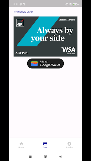 AXA – Global Healthcare Card Screenshot 2