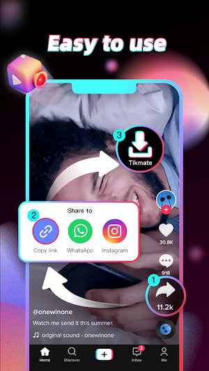 TikMate: Download No Watermark Screenshot 3